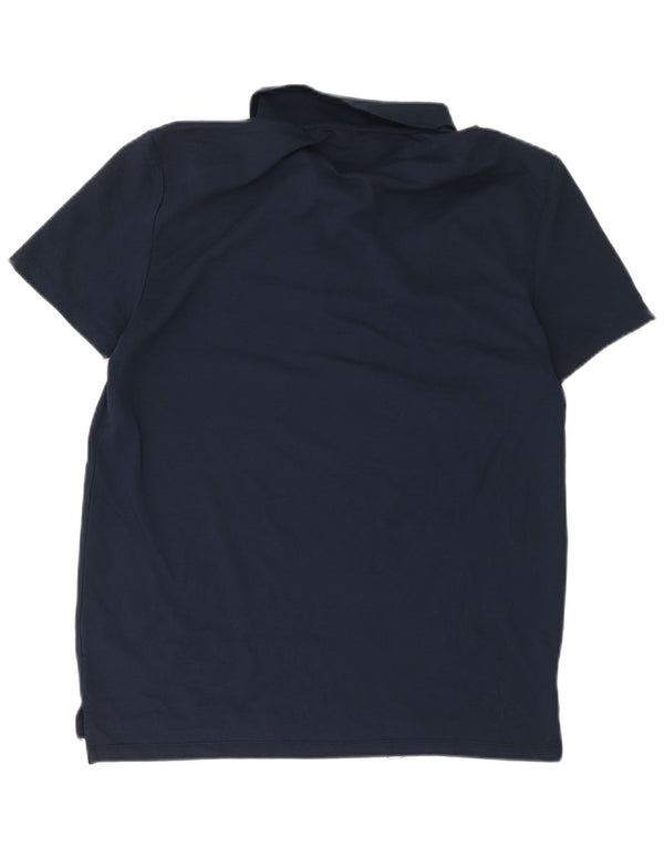 Calvin Klein Jeans Mens Polo Shirt Medium Navy Blue Cotton