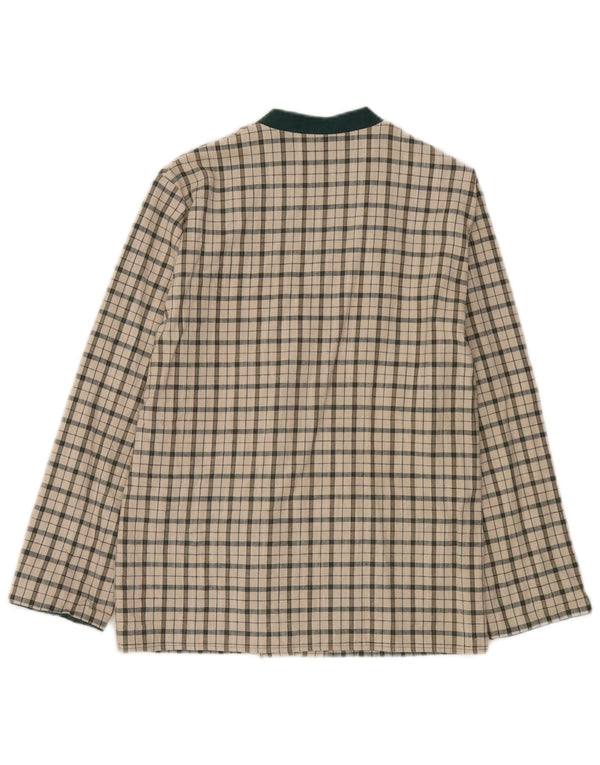 Jaqueta blazer feminina vintage com peito duplo UE 38 médio esbranquiçado