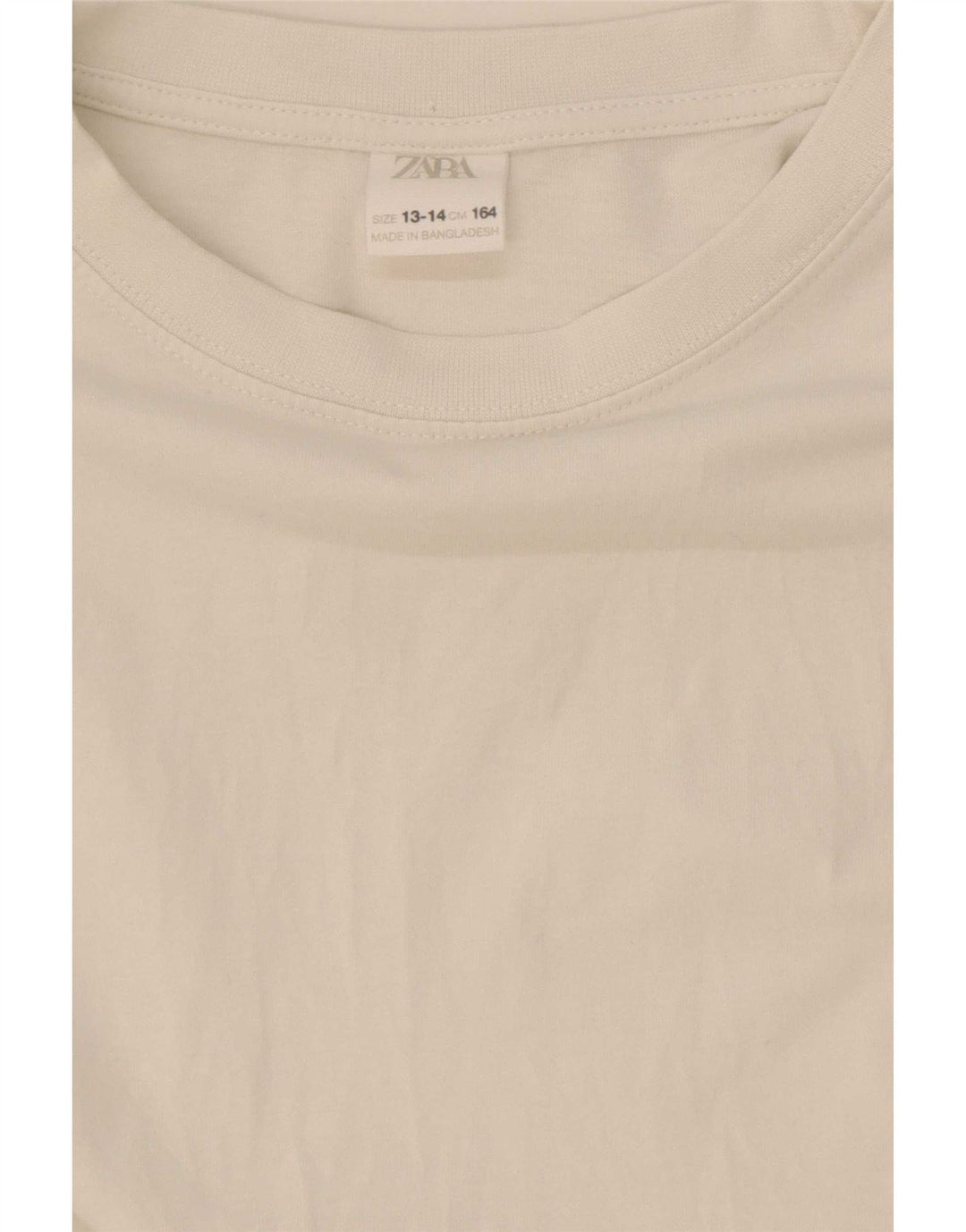 Zara Girls Top Long Sleeve 13-14 Years White