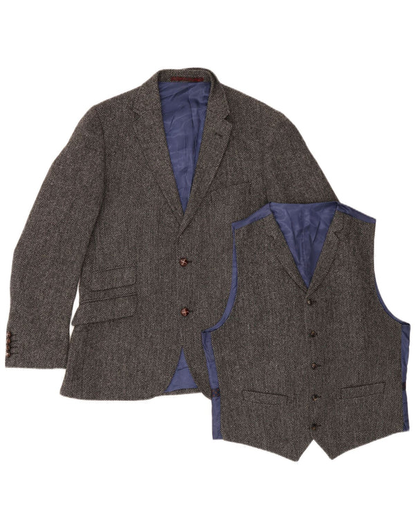 Marks & Spencer Herre Skræddersyet Fit Piece Set Medium Grey Sildeben