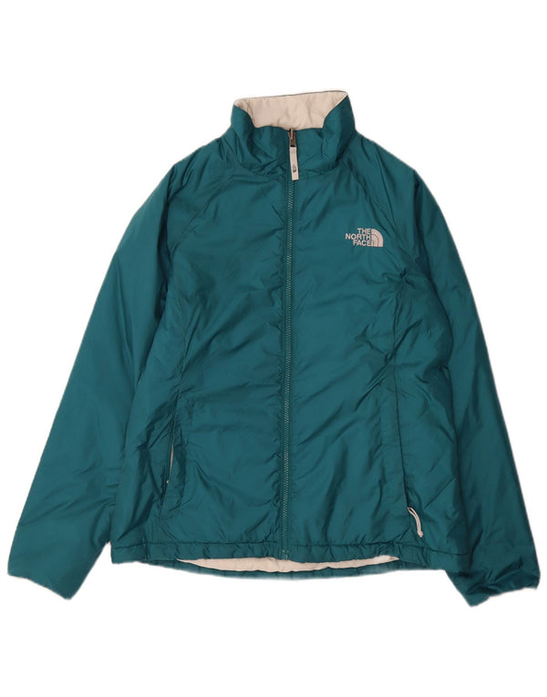 The North Face Womens Liner Bomber Jacket UK 14 Medium Blue Nylon