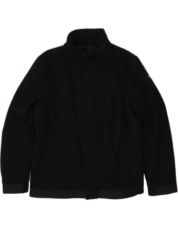 AMERIGO VESPUCCI Mens Bomber Jacket UK 40 Large Navy Blue