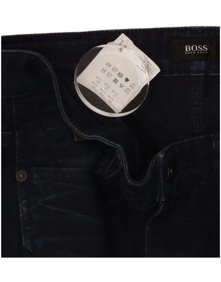 Hugo Boss Womens Slim Jeans W32 L30 Navy Blue