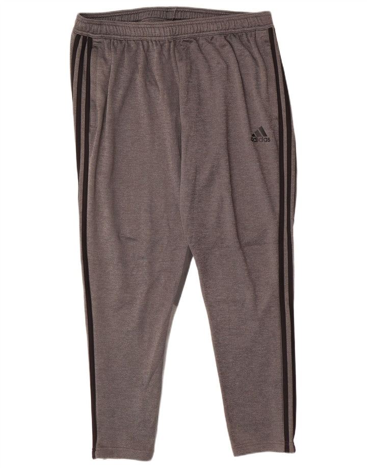 ADIDAS Mens Tracksuit Trousers XL  Grey Colourblock Polyester