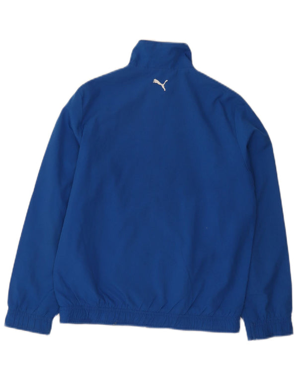 Puma Boys Graphic αθλητική φόρμα Top Jacket 9-10 Years Blue Polyester