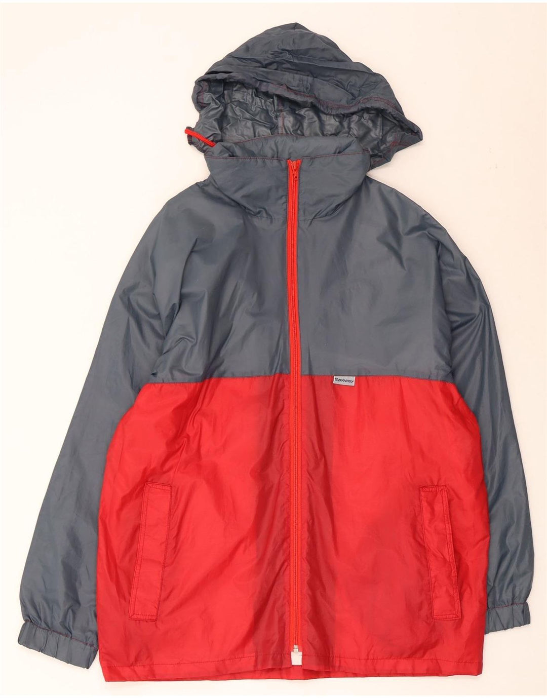 Brugi Veste de Survêtement à Capuche Homme Gris Moyen Colorblock Polyamide