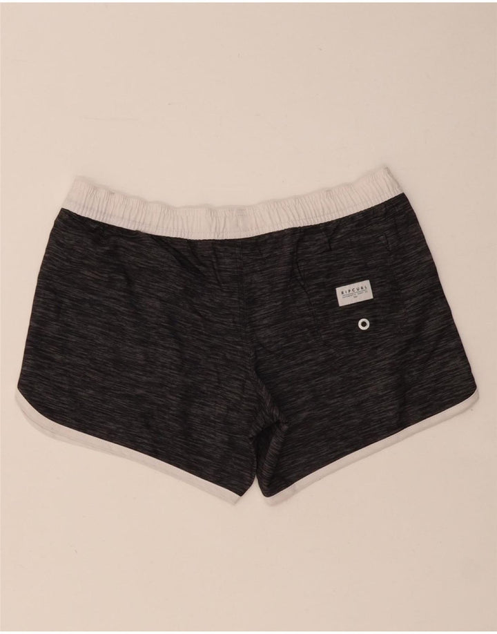 RIP CURL Womens Swimming Shorts US 8 Medium  Grey Flecked Polyester