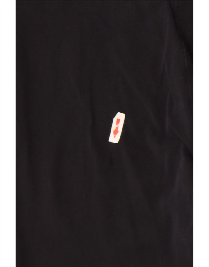 Marks & Spencer Womens Leggings UK 12 Medium Black Cotton