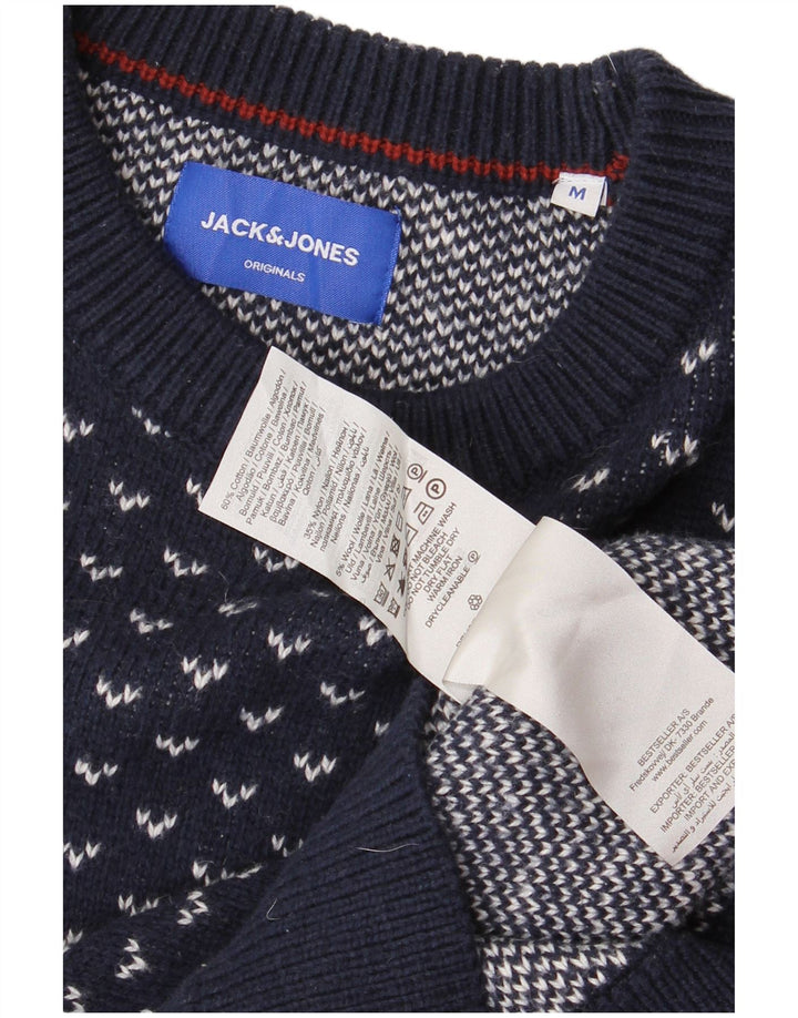 JACK & JONES Maglione maglione girocollo da uomo blu navy medio