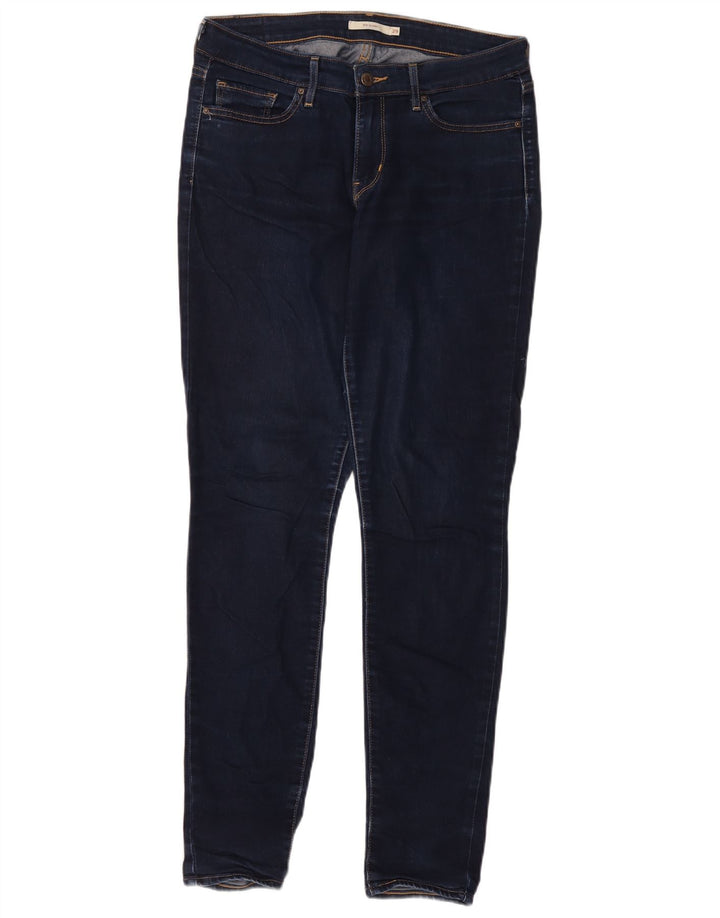 Levi's Womens 711 Skinny Jeans W29 L31 Navy Blue