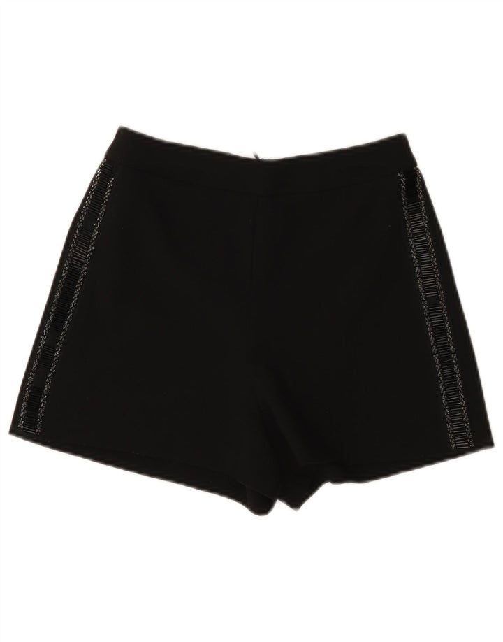 Zara Womens Casual Shorts XS W24  Black Polyester