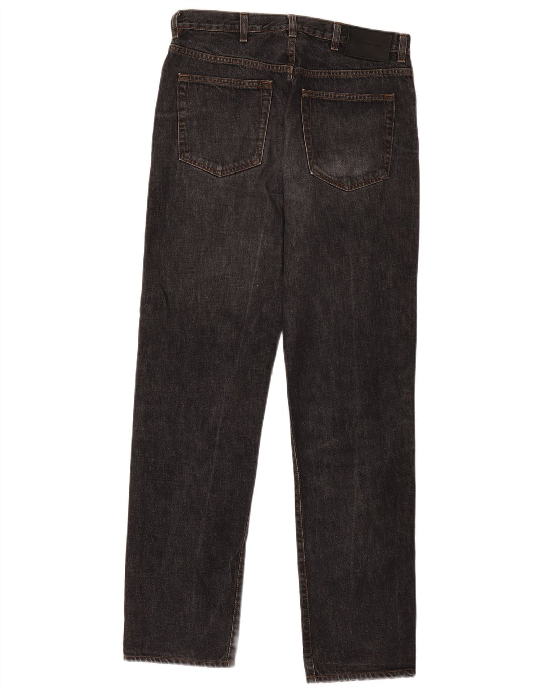 Calvin Klein Mens Straight Jeans W32 L31 Black Cotton