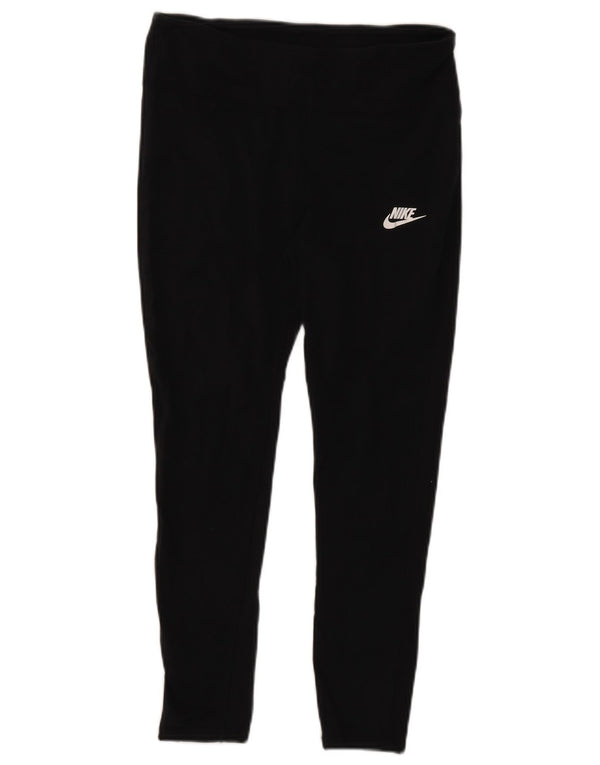 Nike Womens Leggings UK 18 XL Black Cotton
