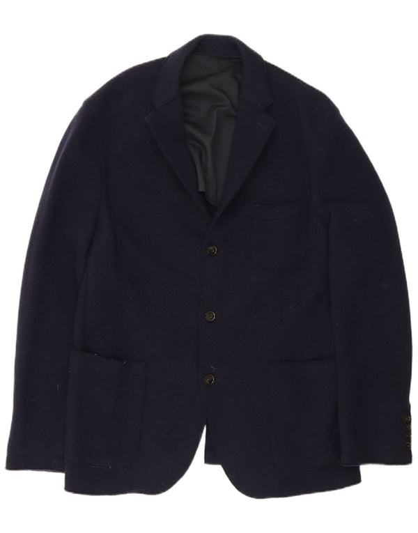 Tommy Hilfiger Chaqueta tipo blazer de 3 botones para hombre IT 54 2XL Lana azul marino