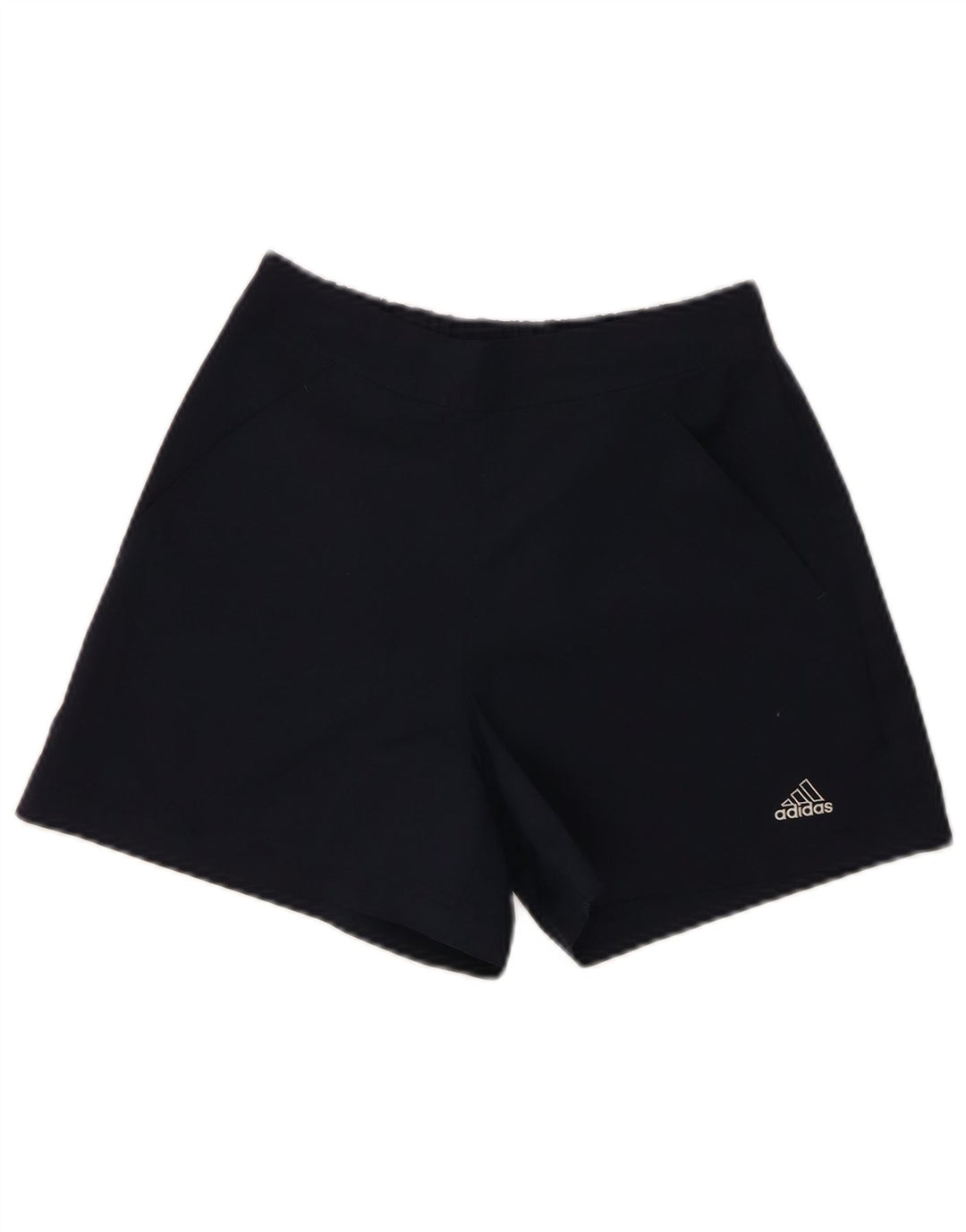 Adidas Womens Sport Shorts UK 8 Small  Navy Blue Polyester