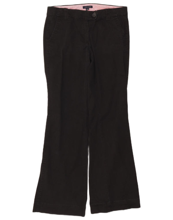 Tommy Hilfiger Женские брюки-чиносы Bootcut США 8 Средний W30 L32 Черный