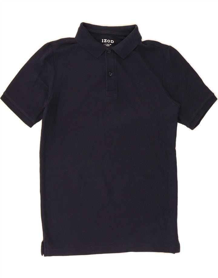 IZOD Boys Regular Polo Shirt 14-15 Years Large  Navy Blue Vintage Izod and Second-Hand Izod from Messina Hembry 
