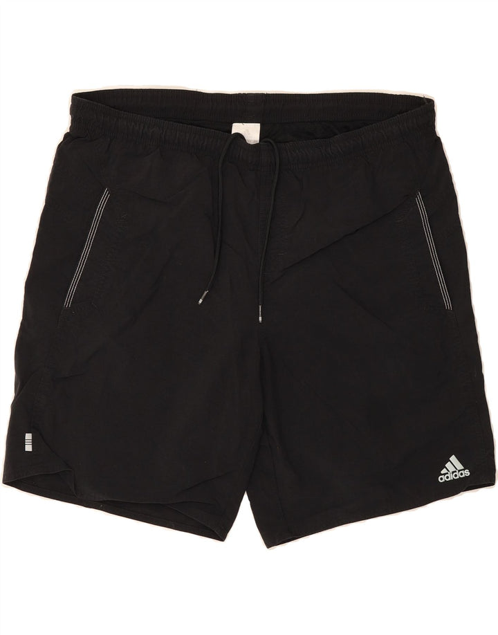 ADIDAS Mens Sport Shorts Large  Black Polyamide Vintage Adidas and Second-Hand Adidas from Messina Hembry 