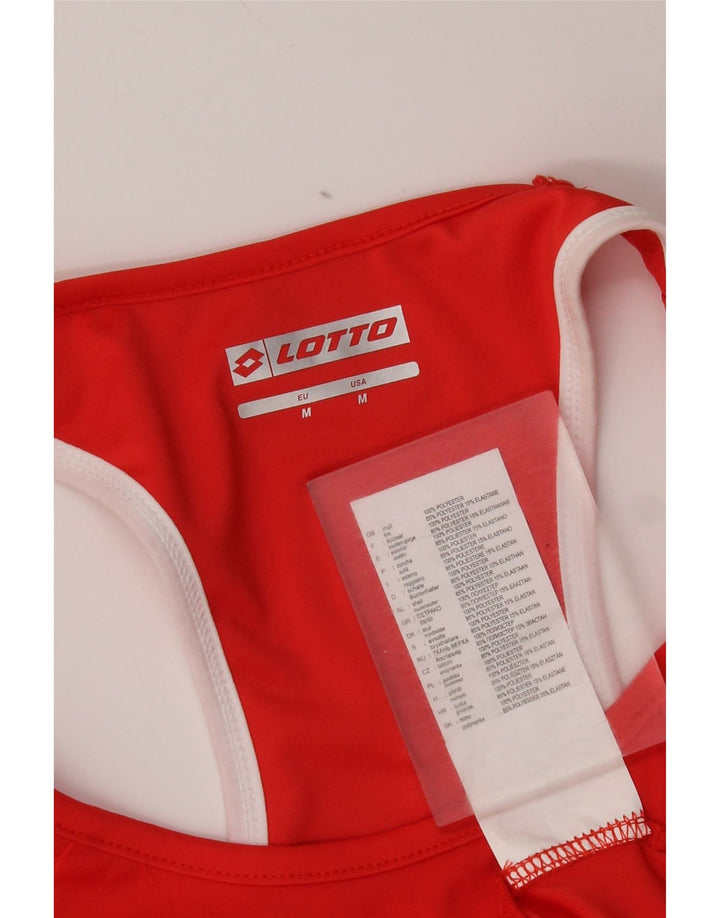 Lotto Damen-Tenniskleid UK 12 Mittelrotes Polyester