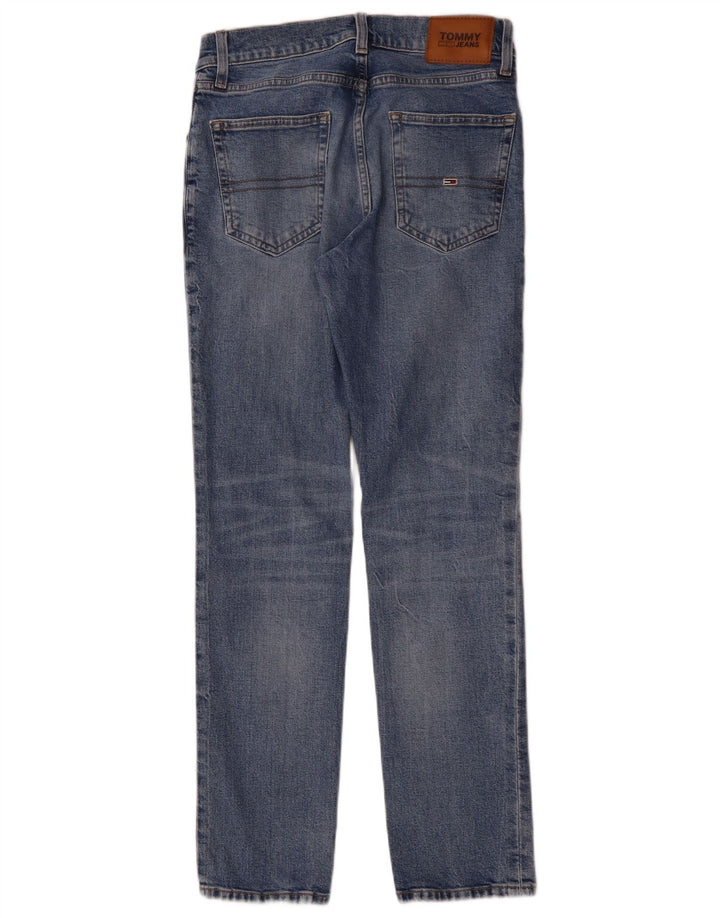 TOMMY HILFIGER Womens Slim Jeans W28 L30  Blue Cotton
