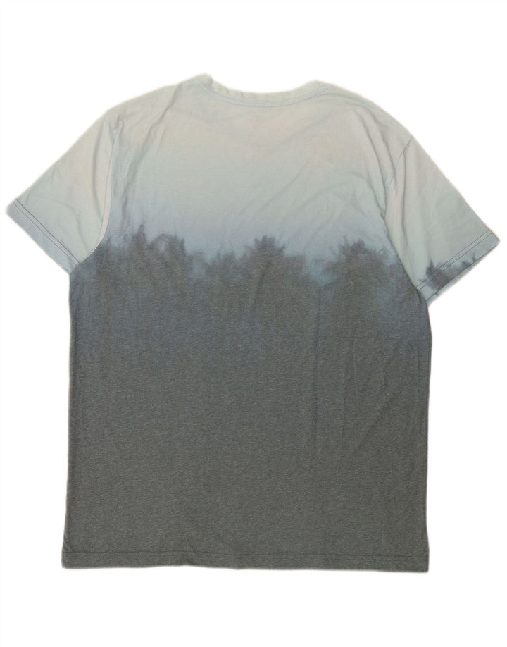 Hurley T-Shirt Homme Haut Large Bleu Colorblock Polyester