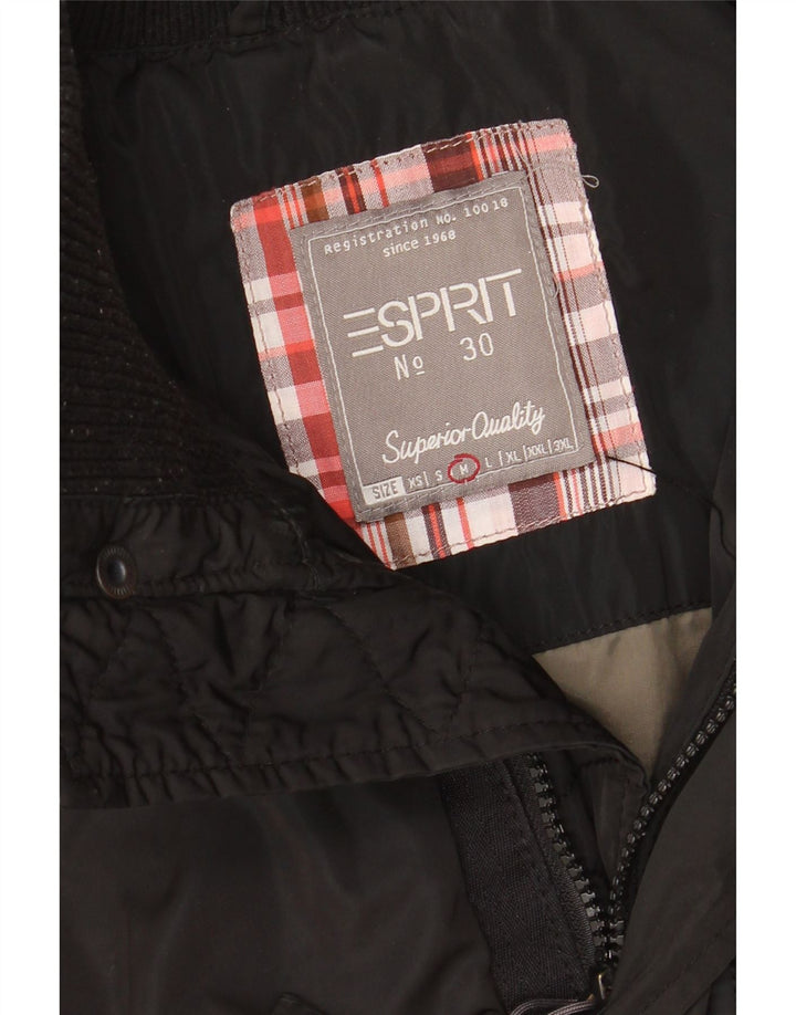 ESPRIT Mens Padded Jacket UK 38 Medium Black