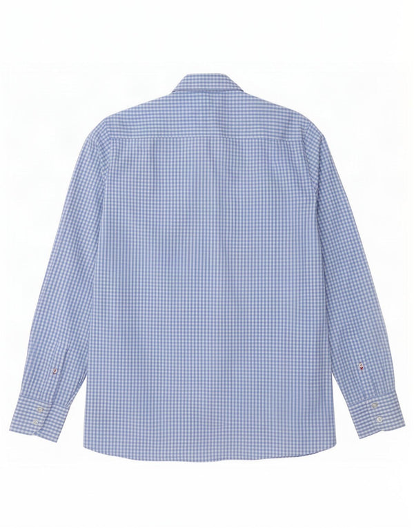 Camisa Tommy Hilfiger Hombre Small Blue Gingham Cotton