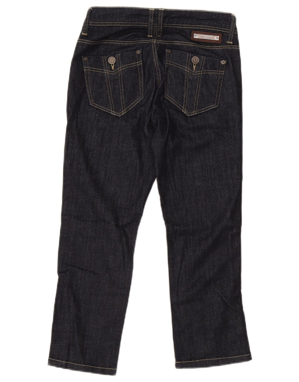Burberry Dame Buckingham Straight Jeans W26 L22 Marineblå Bomuld