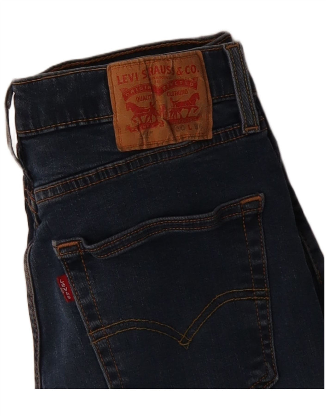 LEVI'S Womens Skinny Jeans W30 L30 Blue Cotton