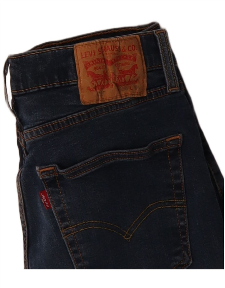 LEVI'S Womens Skinny Jeans W30 L30 Blue Cotton