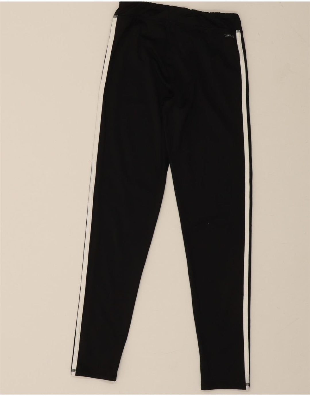 ADIDAS Girls Climalite Leggings 13-14 Years Large Black Polyester Vintage Adidas and Second-Hand Adidas from Messina Hembry 