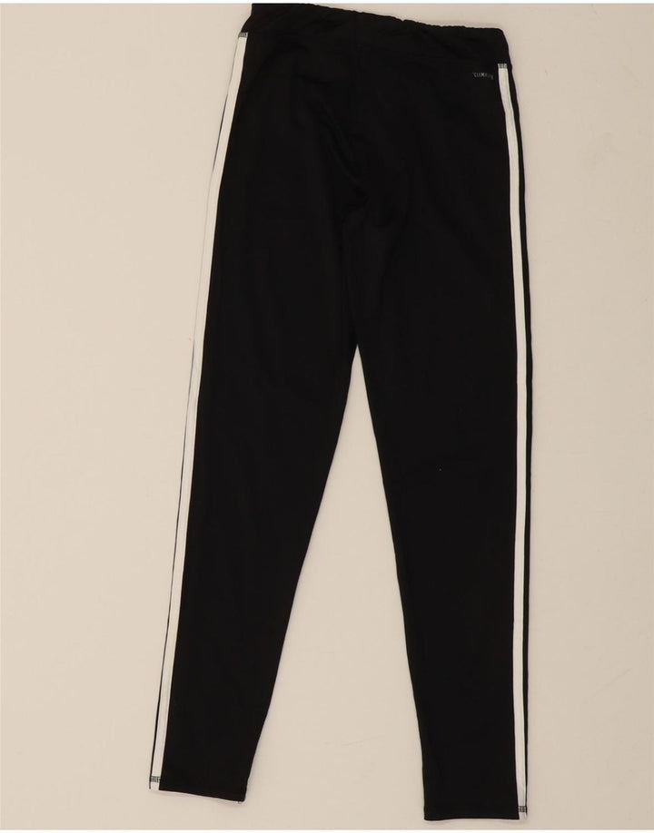ADIDAS Girls Climalite Leggings 13-14 Years Large Black Polyester Vintage Adidas and Second-Hand Adidas from Messina Hembry 