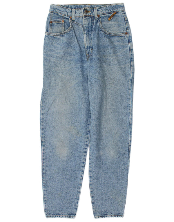 H.I.S Kvinder Højtaljede tilspidsede Jeans W28 L29 Blå