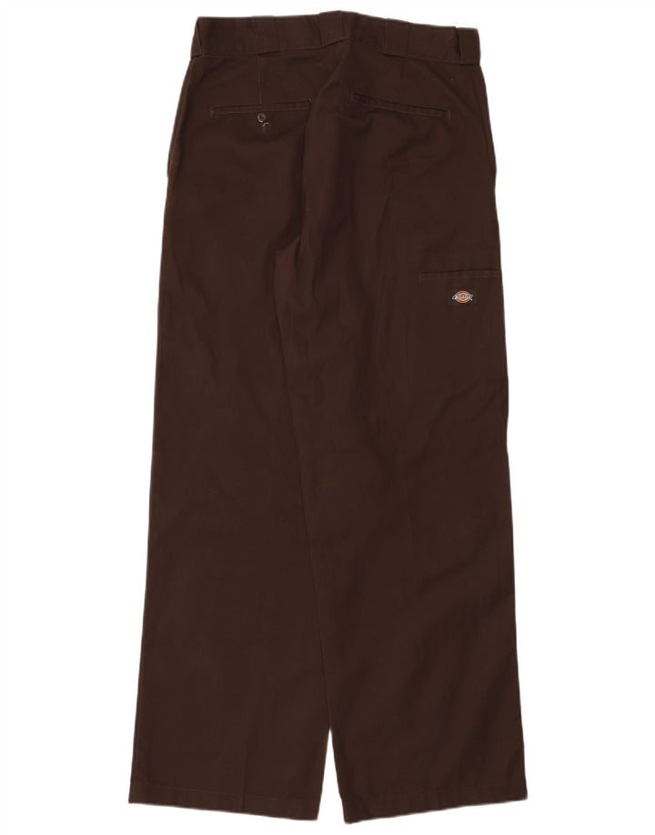 Dickies Mens Loose Fit Cargo Trousers W32 L32 Brown Polyester