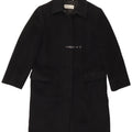 Marella Manteau Femme UK 12 Laine Vierge Noire Moyenne