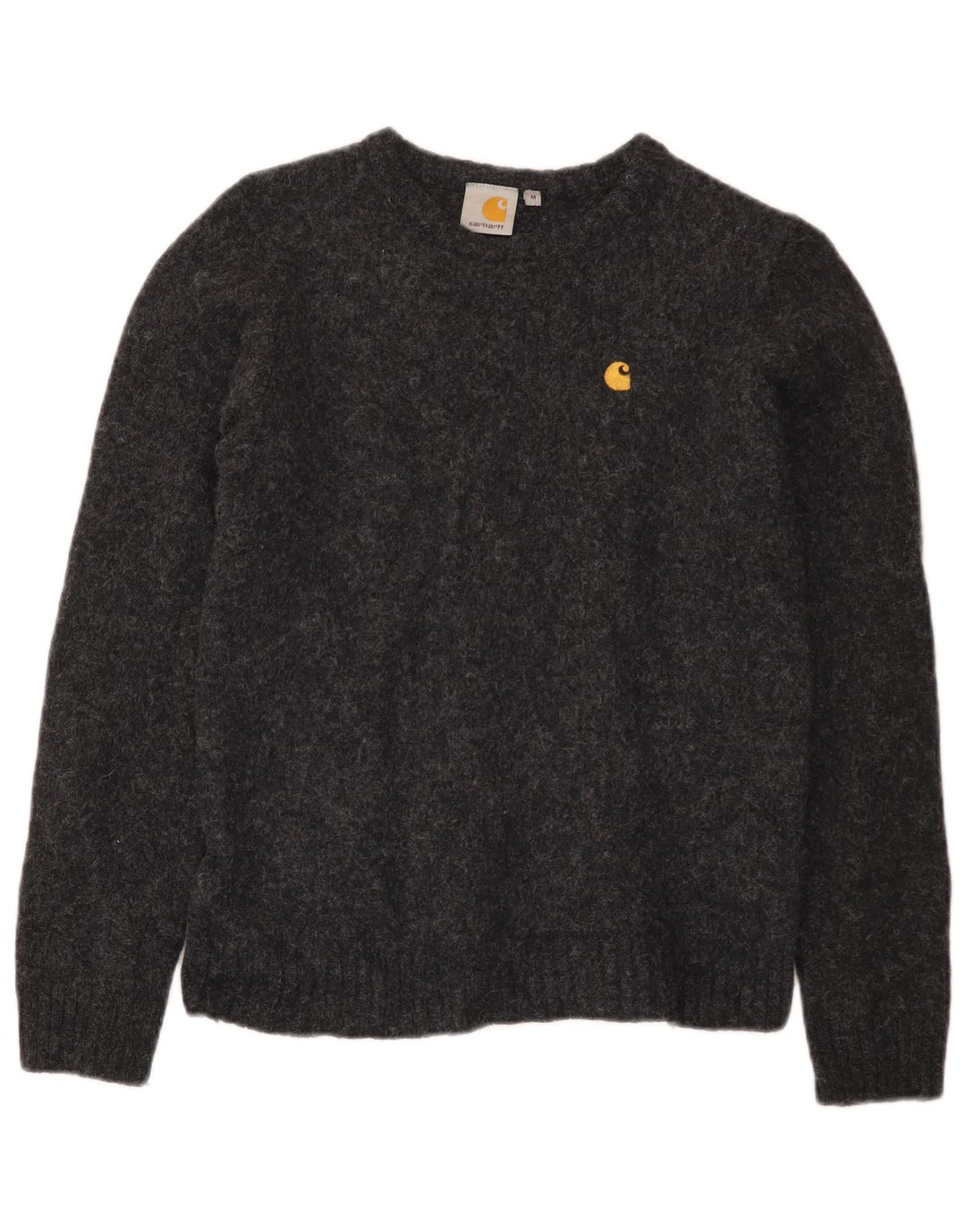 Πουλόβερ Carhartt Boys Crew Neck Jumper 7-8 Years Medium Grey Wool