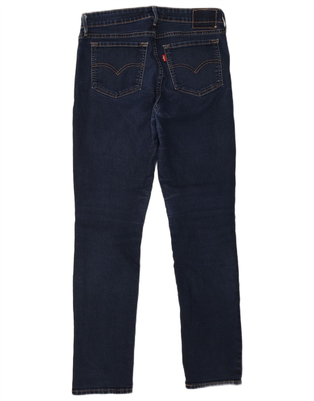 LEVI'S Womens 712 Slim Jeans W29 L30 Navy Blue Cotton