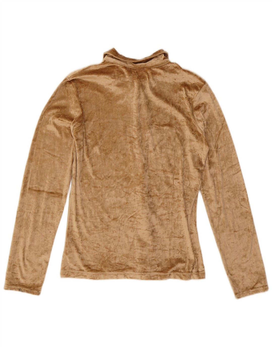 SQUAW Camicetta in velluto da donna UK 12 Acrilico beige medio