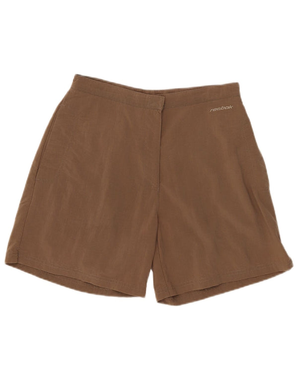 Reebok Womens Hiking Shorts UK 12 Medium W28 Brown Polyamide