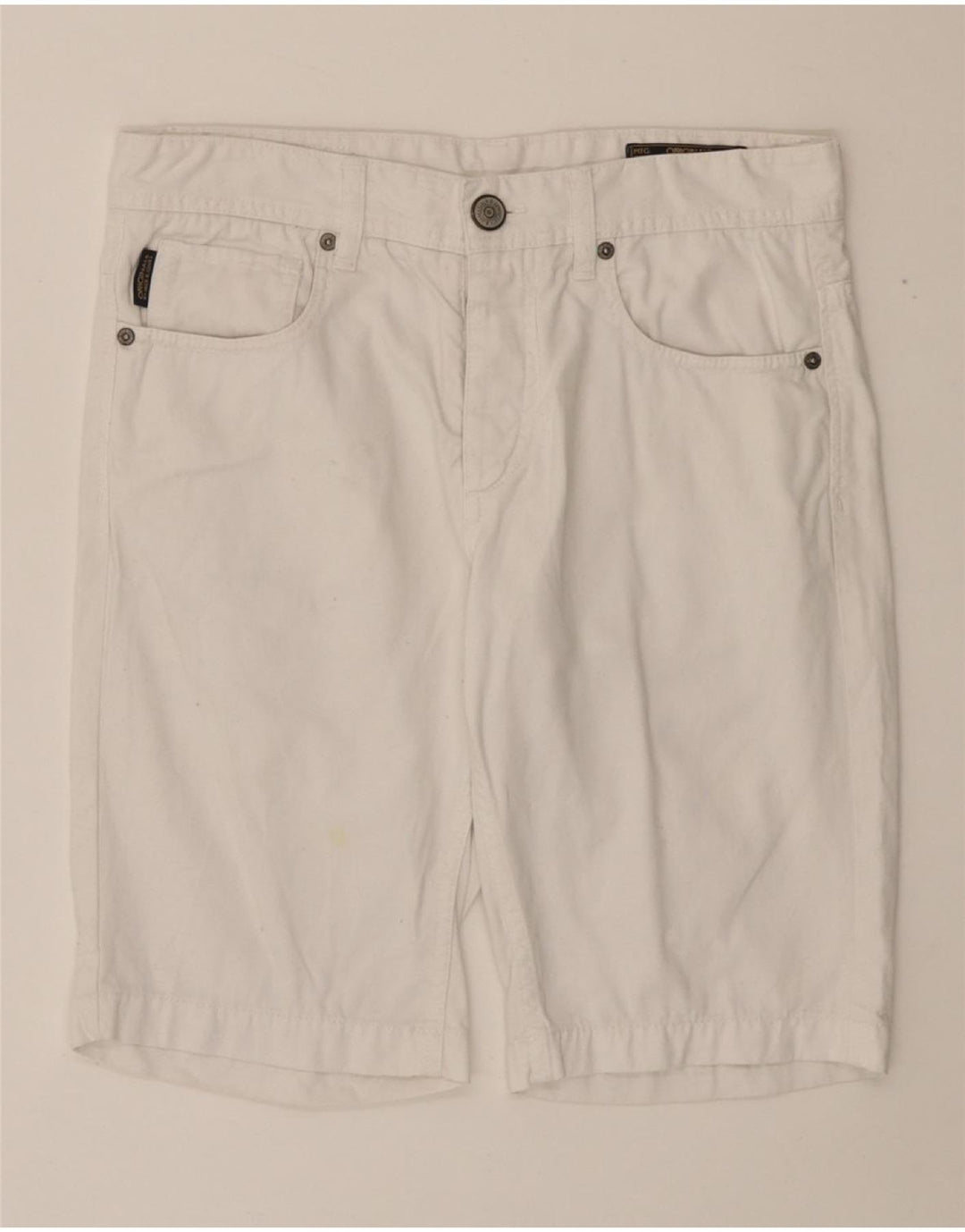 JACK & JONES Denimshorts til mænd W30 Medium White Bomuld