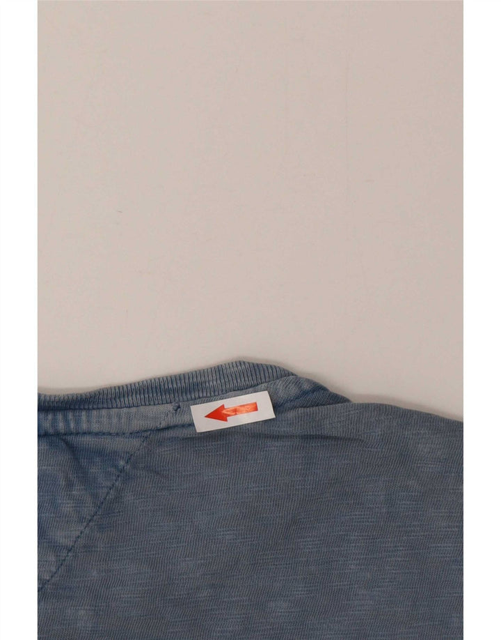 Tommy Hilfiger Mens T-Shirt Top Large Blue Cotton