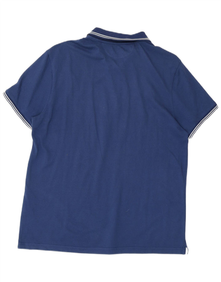 CHAMPION Mens Easy Fit Polo Shirt XL Blue