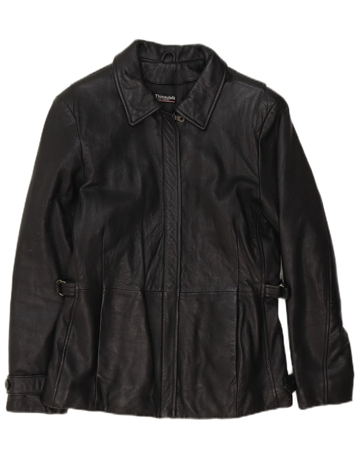 Jachetă de piele Wilsons pentru femei UK 10 Small Black Classic
