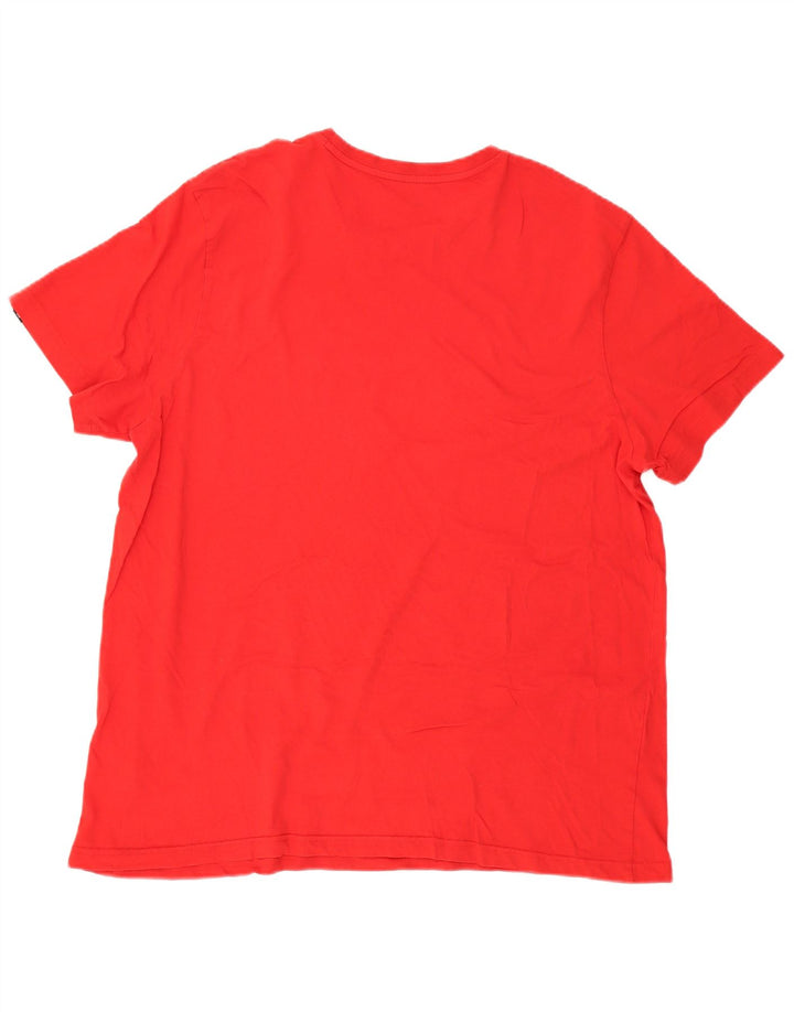 Puma Mens Graphic T-Shirt Top 2XL Red