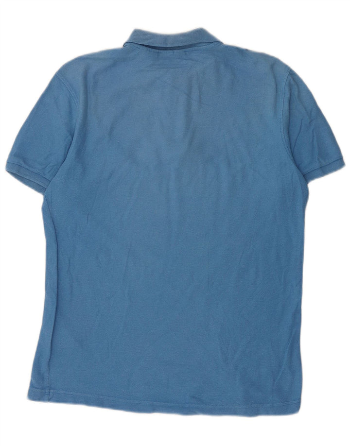 Polo da uomo Fila Small in cotone blu