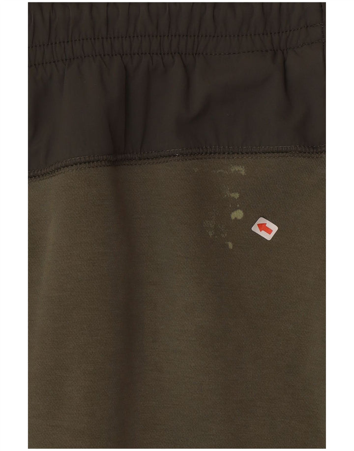 Nike Mens Tracksuit Trousers Large Green Colourblock Cotton