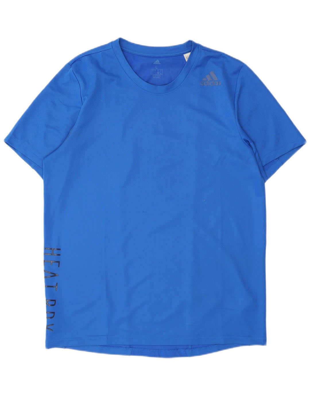 Adidas Herren Grafik T-Shirt Top Large Blau Polyester