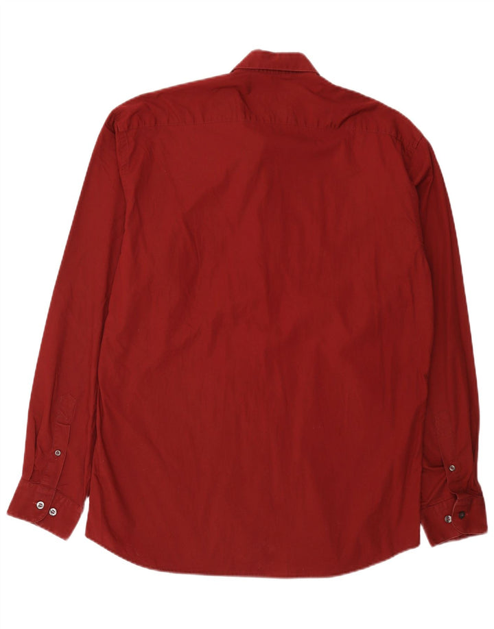 Massimo Dutti Chemise Homme Taille 42 Grand Coton Bordeaux