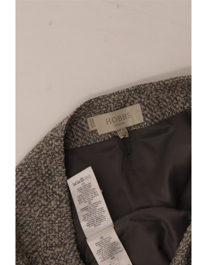 HOBBS Womens Pencil Skirt UK 10 Small W28  Grey Wool