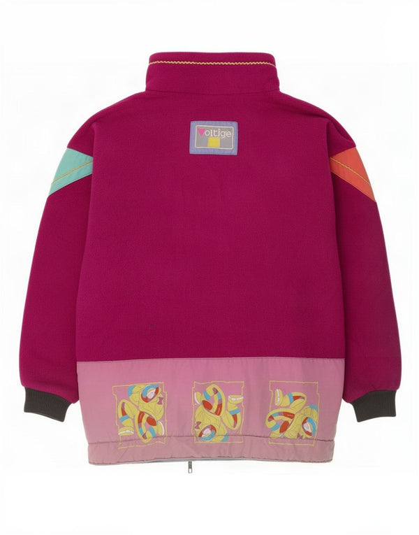 Malden Mens Voltige Graphic Fleece Jacket UK 42 XL Granate Colorblock